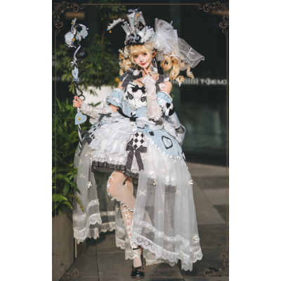 Alice's Dinner Gothic-Sweet Lolita Outfit by Hinana Queena (HQ11)